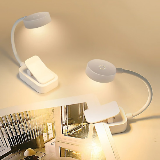 Світильник для читання на кліпсі. LED, USB