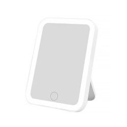 Дзеркало з підставкою для макіяжу, колір білий