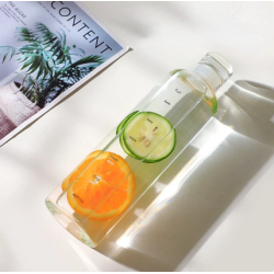 Пляшка-спорт для води 700 мл, прозора