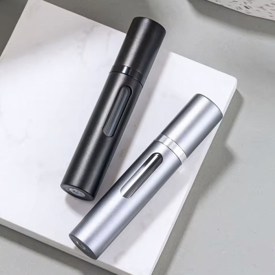 Атомайзер для парфумів алюмінієвий, сріблястий