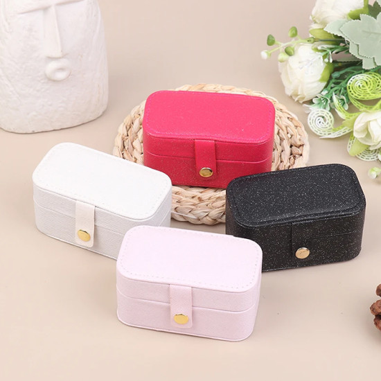 Органайзер-бокс для зберігання прикрас, чорний