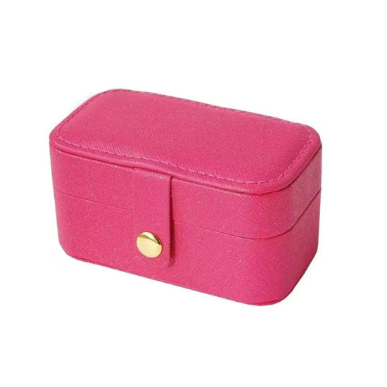 Органайзер-бокс для зберігання прикрас, рожевий
