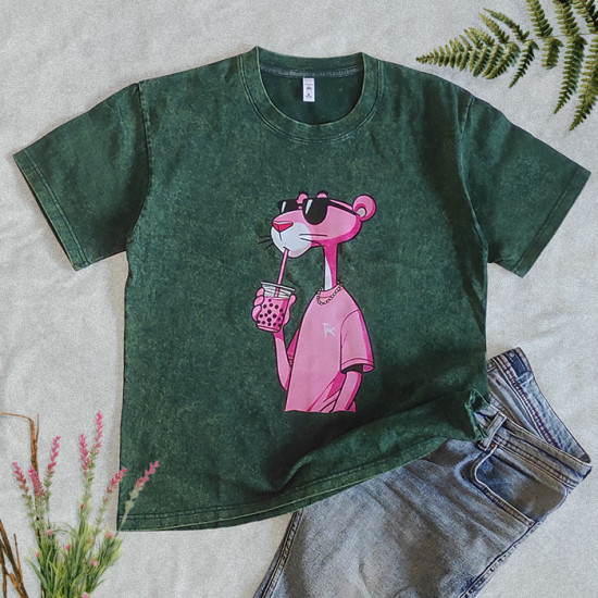 Футболка Pink Panther, розмір M, колір зелений Футболка Pink Panther, розмір M, колір зелений