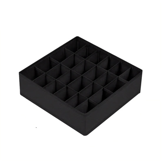 Органайзер для зберігання білизни та шкарпеток, колір чорний