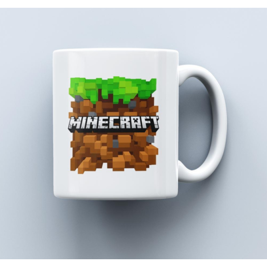 Чашка з логотипом гри Minecraft 330 мл